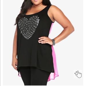 Hi-lo torrid heart shirt
